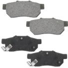Jg pastilha freio traseiro civic 1.5 1991 1992 1993 1994 - 91284 - n1396
