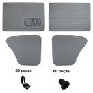 Jg revest de porta fusca .../77 c/ bolsa cinza + 60 0024869 60 0024868 7000-kc
