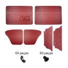 Jg revest p diant/tras/rodapé bateria vermelho fusca 59/77 +6000248696000248687000-vm6307-vm