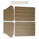 Jg revestimento porta dianteira/traseira bege fusca 78/96 + 60 p19-a 7002-bg Jg revestimento porta dianteira/traseira bege fusca 78/96 + 60 p19-a 7002-bg