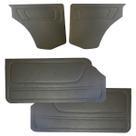 Jg revestimento porta dianteira/traseira gol gl gls - courvim cinza + 7073 7075-c