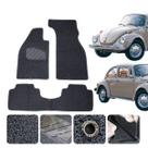 Jg Tapete Carro Fusca 1951 52 53 a 95 1996 Borracha vinílica Impermeável Linha robusta Cor Grafite