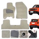 Jg Tapete Para Jeep Renegade Longitude 2015 a 2025 Traseiro inteiriço Capacho Grosso 12 mm bege Luxo