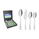 Jg utensilios aco inox 4pcs pacific
