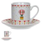 Jg xicara café c/ pires c/6 natal balão 7.2x5.2x5.5cm (9004122) Jg xicara café c/ pires c/6 natal balão 7.2x5.2x5.5cm (9004122)