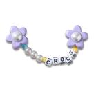Jibbitz Corrente de Flores Roxa UNICO Jibbitz Corrente de Flores Roxa UNICO