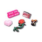 Jibbitz Crocs Garota Apaixonada - 5 Pack UNICO