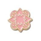 Jibbitz Símbolo Sororidade Rosa E Dourado Único Jibbitz Símbolo Sororidade Rosa E Dourado Único