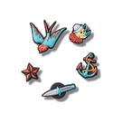 Jibbitz Tatuagem de Marinheiro Pack com 5 Peças Único
