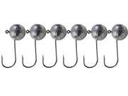 Jig Head Esférico 70g (Anzol 4/0) - Chumbadas Oficial - 6 Unidades