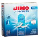 Jimo Lava Louça Pastilha 25x15g Detergente 24 Horas 1un