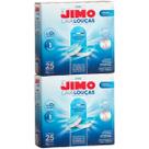 Jimo Lava Louça Pastilha 25x15g Detergente 24 Horas 2un