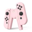 JINGDU Grip de Carregamento para Joy-Con do Switch Rosa em Formato de V