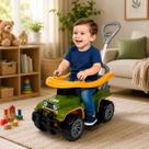 Jip Jip Carrinho de Passeio Infantil com Empurrador Cor Militar Resistente e Seguro para Diversão e Apoio ao Andar Jip Jip Carrinho de Passeio Infantil com Empurrador Cor Militar Resistente e Seguro para Diversão e Apoio ao Andar
