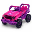 Jipe Elétrico Infantil 12v Carro Elétrico Rosa infantil com controle remoto 30kg