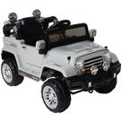 Jipe Elétrico Infantil Bateria 12V Trilha com Controle Remoto Cinza 927608 Bel