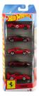 Jln12 hot wheels pacote com 05 carros ferrari 1:64 Jln12 hot wheels pacote com 05 carros ferrari 1:64