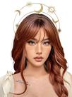 Joalheria YAEISM Goddess Capacete Gold Moon Star 20cm