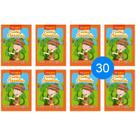 João e o Pé de Feijão - Kit 30 Livrinhos Lembrancinha de Festa Sacolinha Aniversário