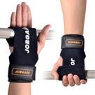 JOBGAIN Cinta de Muñeca para Levantamiento de Pesas de Cuero de Doble Capa 1 Par JOBGAIN Cinta de Muñeca para Levantamiento de Pesas de Cuero de Doble Capa 1 Par