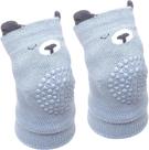 Joelheira Antiderrapante Urso +6m - Azul - Buba