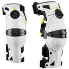 Joelheira articulada mobius infantil x8 branco/verde fluor