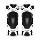 Joelheira Articulada Mr Pro New Classic Branco Perolizado Trilha Enduro Motocross