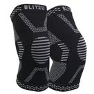 Joelheira BLITZU Compression, pacote com 2 unidades para mulheres e homens, preta Joelheira BLITZU Compression, pacote com 2 unidades para mulheres e homens, preta