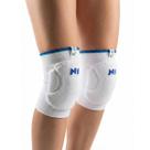 Joelheira Branca e Azul Tamanho M Spry N1 Sport EVA 15mm Knit 3D Licenciada Cruzeiro