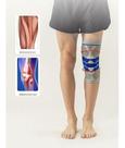 Joelheira Compressão Anel Haste Flexível 3d Musculação