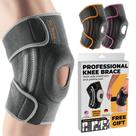 Joelheira DR. BRACE ELITE com estabilizadores laterais e almofadas de gel