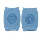 Joelheira Infantil Antiderrapante Azul Flexível Buba
