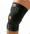 joelheira neoprene com reforço patelar e cintas ajustáveis Foot Hand