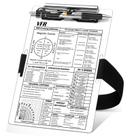 Joelheira Pilot Feifeiya Aluminium VFR Aviation com suporte para canetas