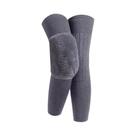 Joelheiras Unissex De Veludo Para Inverno, À Prova De Vento, Quentes, Espessas E Elásticas, Ajuste