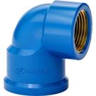 Joelho 90 Azul Linha Soldável Com Bucha De Latão 25 Mm X 3/4" 498 Krona Joelho 90 Azul Linha Soldável Com Bucha De Latão 25 Mm X 3/4" 498 Krona