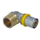 Joelho 90 Fixo Macho DN 20mm x 3/4" NPT - Qualidade em Gás