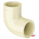 Joelho 90 Graus Aquatherm Soldável Cpvc Bege Para Tubo Água Quente 3/4” Polegadas De 22mm Tigre