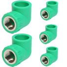 Joelho 90º F/F Insmet Ppr 25mm x 3/4"pol 5 Peças Krona