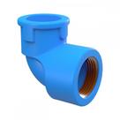 Joelho Azul Com Bucha Latao Tigre 32Mm X 3/4'' - Kit C/10 Peças