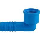 Joelho Interno LR (liso / Rosca) Para Mangueira, 2", Polipropileno Azul, J56zn, Rebouças