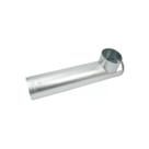 Joelho para Chaminé Fogão a Lenha Galvanizado 115mm