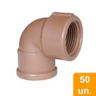 Joelho Soldável com Rosca 90º Plastilit 25mmx1/2 - Embalagem com 50 Unidades Joelho Soldável com Rosca 90º Plastilit 25mmx1/2 - Embalagem com 50 Unidades