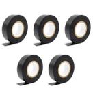 Jogo 05 Fitas Isolantes Anti-Chama PVC 10 Metros Largura 19mm