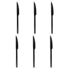 Jogo 06 Facas para Churrasco Inox Ibiza Black Tuut