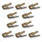Jogo 10 Bicos Calibrador De Pneus Com Presilha 5.16 Metal Jogo 10 Bicos Calibrador De Pneus Com Presilha 5.16 Metal
