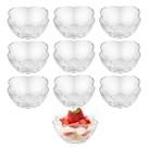Jogo 10 Bowl de Cristal Doces Sobremesas Transparente Clover Lyor 5x9cm Jogo 10 Bowl de Cristal Doces Sobremesas Transparente Clover Lyor 5x9cm