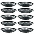 Jogo 10 Cestos Oval 26cm, Kit Cestinha Organizadora Multiuso Médio Lanchonete Cesto Lanche Batata Jogo 10 Cestos Oval 26cm, Kit Cestinha Organizadora Multiuso Médio Lanchonete Cesto Lanche Batata