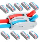 Jogo 10 Conector De Fio Eletrico 2 Vias 32a 250v Borne Duplo