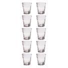 Jogo 10 Copos Shot Vidro Cachaça Vodka Tequila Dose 45mL Bar